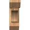 Ekena Millwork Legacy Slat Smooth Bracket w/ Offset Brace, Western Red Cedar, 5 1/2"W x 16"D x 16"H BKT0604X16X16LEC06SWR - alternate 3